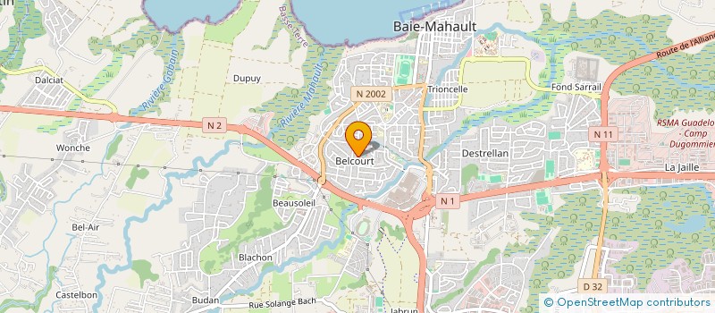 localisation de l'entreprise SOLAR INVEST 2  BAIE-MAHAULT