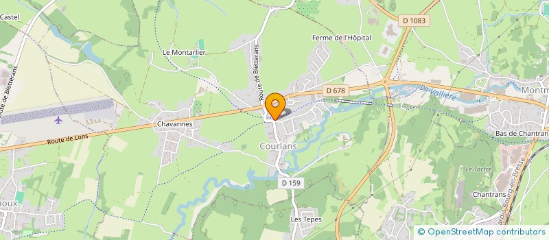 localisation de l'entreprise SOLAR LAB  COURLANS