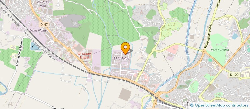 localisation de l'entreprise SOLAR PALUD à FREJUS