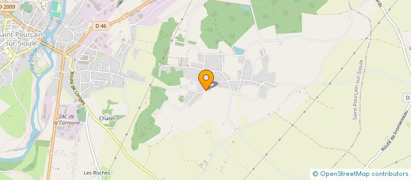 localisation de l'entreprise SOLAR PERELL à ST POURCAIN SUR SIOULE