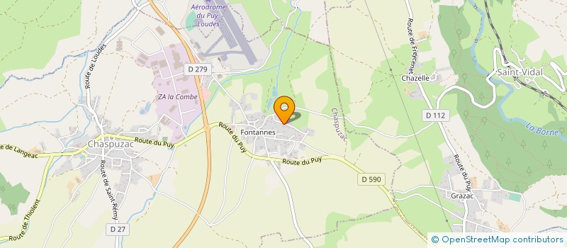 localisation de l'entreprise SOLAR PHOTOVOLTAIQUE 43 à CHASPUZAC