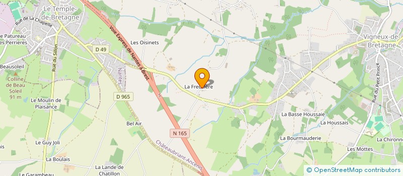 localisation de l'entreprise SOLAR PHOTOVOLTAIQUE 44 à VIGNEUX-DE-BRETAGNE