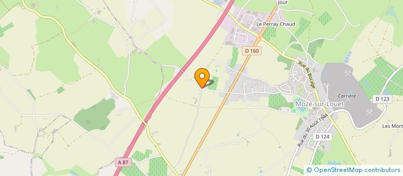 localisation de l'entreprise SOLAR PIT  MOZE-SUR-LOUET