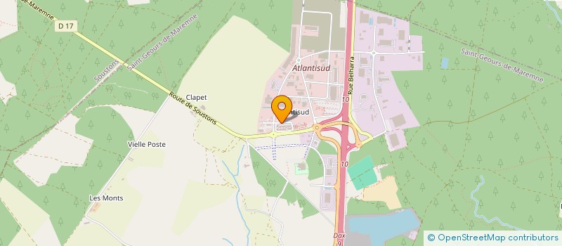 localisation de l'entreprise SOLAR SOLUTION à SAINT-GEOURS-DE-MAREMNE