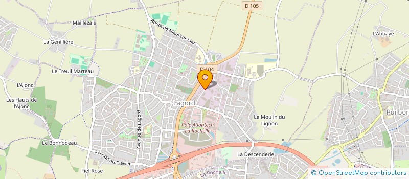 localisation de l'entreprise SOLAR TECH à LAGORD