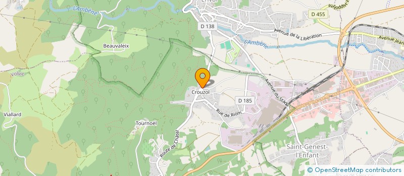 localisation de l'entreprise SOLAR-TECH 63  VOLVIC