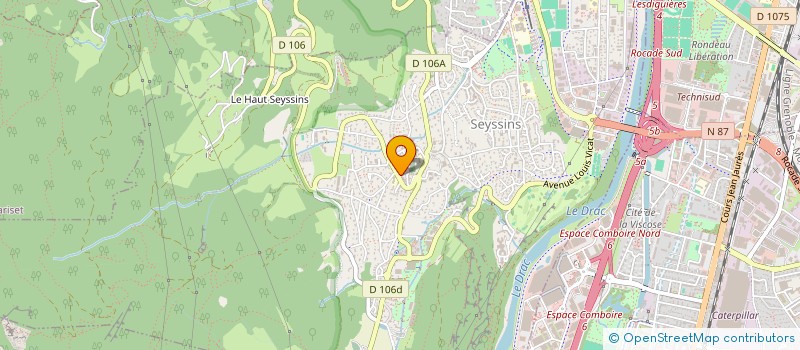 localisation de l'entreprise SOLAR1PACT à SEYSSINS