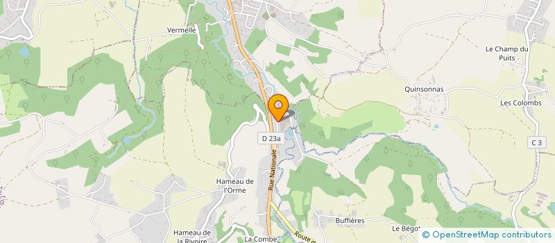 localisation de l'entreprise SOLARA  LES EPARRES