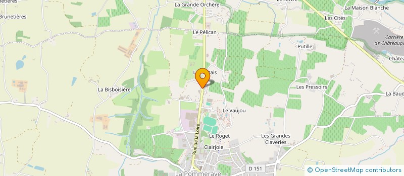 localisation de l'entreprise SOLARCHAMBAULT  MAUGES-SUR-LOIRE