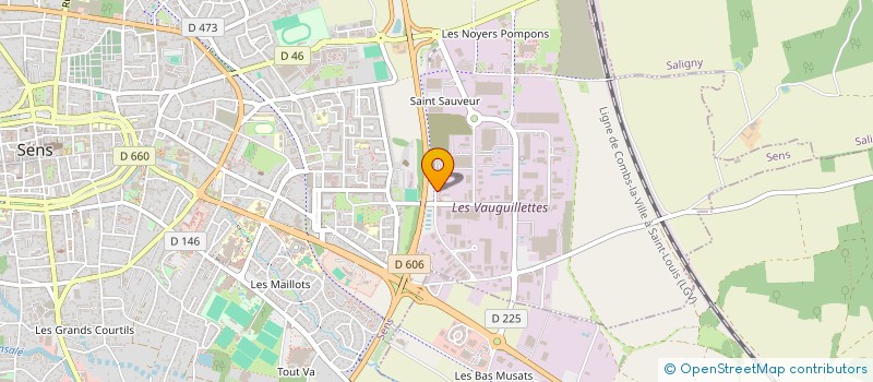 localisation de l'entreprise SOLARCHARGE  SENS