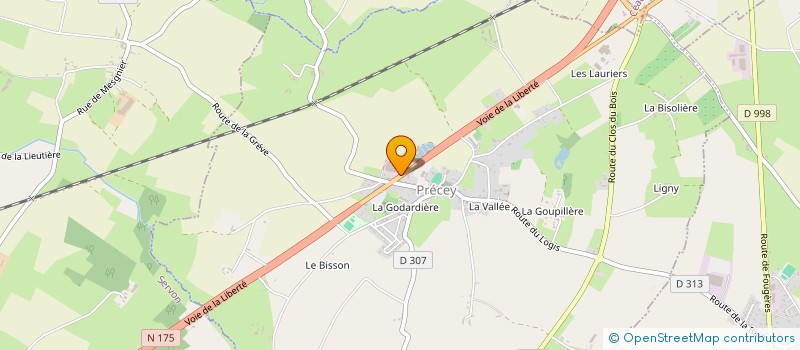 localisation de l'entreprise SOLARCIEL à PRECEY