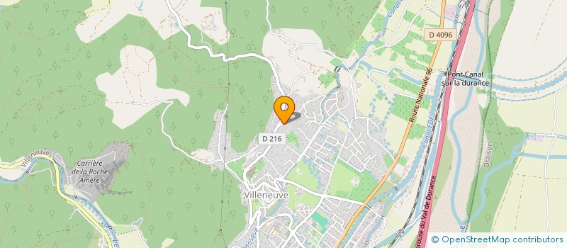 localisation de l'entreprise SOLARCYT DURANCE  VILLENEUVE