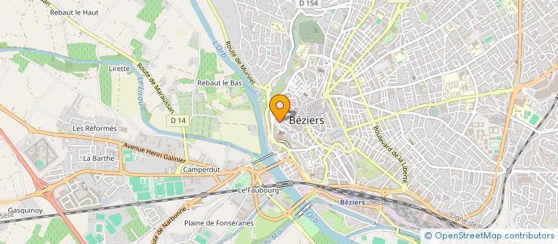 localisation de l'entreprise SOLARDECK à BEZIERS