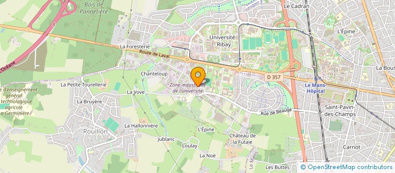 localisation de l'entreprise SOLARDIFF à LE MANS
