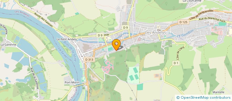 localisation de l'entreprise SOLARE à LES ANDELYS