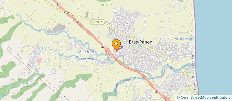 localisation de l'entreprise SOLAREM  BRAS-PANON