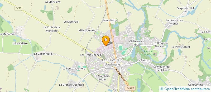 localisation de l'entreprise SOLAREM à TALMONT-SAINT-HILAIRE