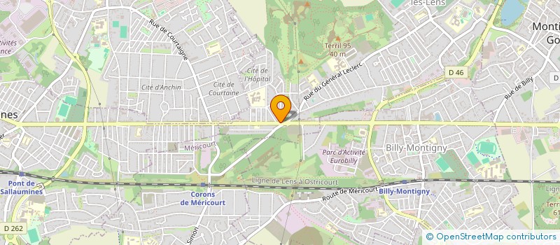 localisation de l'entreprise SOLAREN  FOUQUIERES-LES-LENS