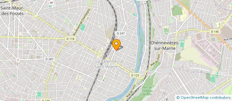 localisation de l'entreprise SOLARES  SAINT-MAUR-DES-FOSSES