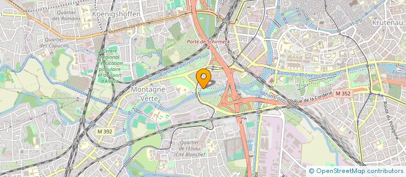 localisation de l'entreprise SOLARES ELEC à STRASBOURG