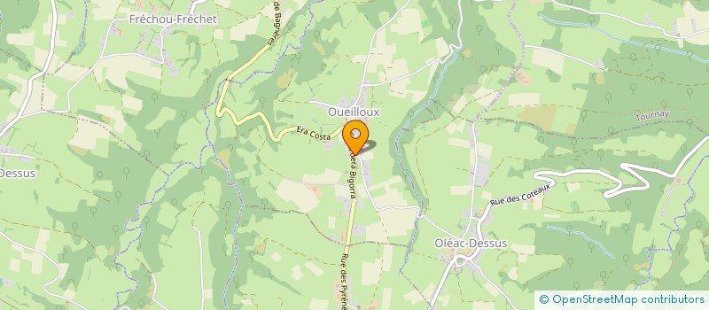 localisation de l'entreprise SOLARFOUR  OUEILLOUX