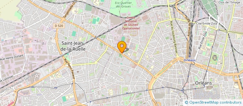 localisation de l'entreprise SOLARGAZ à ORLEANS
