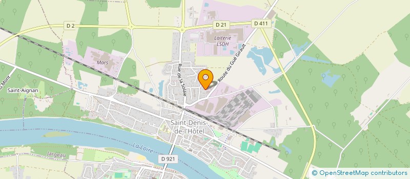 localisation de l'entreprise SOLARHU à SAINT-DENIS-DE-L'HOTEL