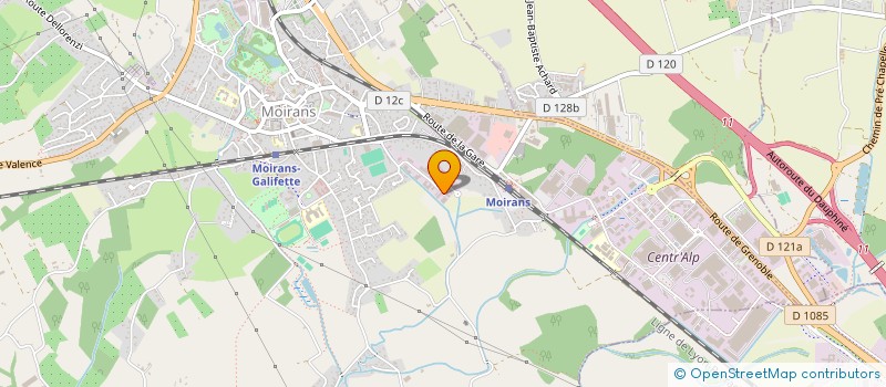 localisation de l'entreprise SOLARIA  MOIRANS