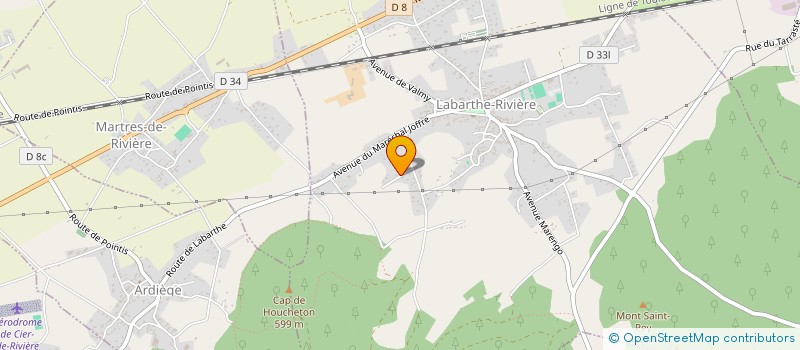 localisation de l'entreprise SOLARICOM  LABARTHE-RIVIERE