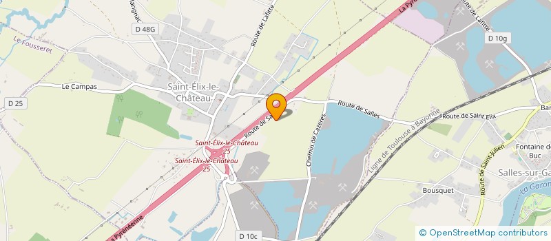 localisation de l'entreprise SOLARIES  MONTEGUT-BOURJAC