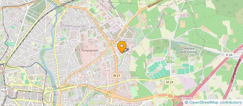 localisation de l'entreprise SOLARINBLUE à MONTPELLIER