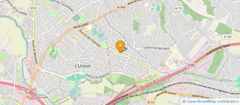 localisation de l'entreprise SOLARIOHM à L'UNION