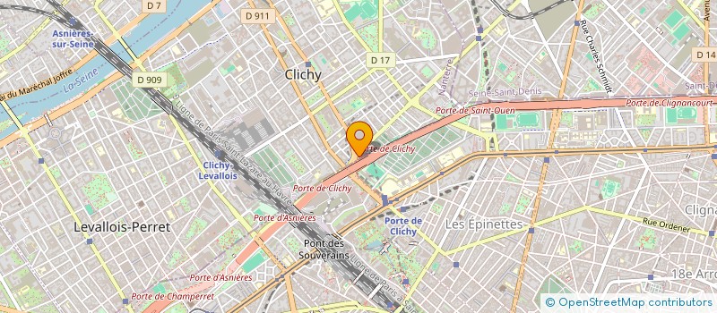 localisation de l'entreprise SOLARION 20 à CLICHY