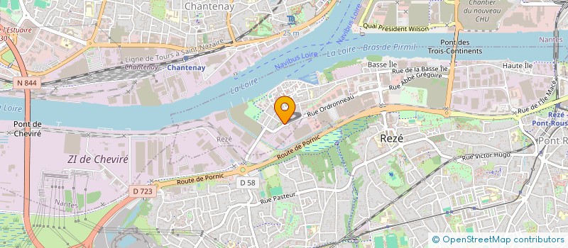 localisation de l'entreprise SOLARIS 2017  REZE