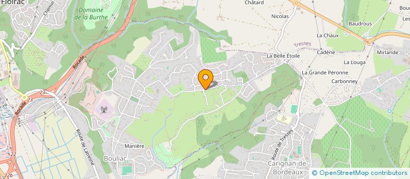 localisation de l'entreprise SOLARIS  BOULIAC