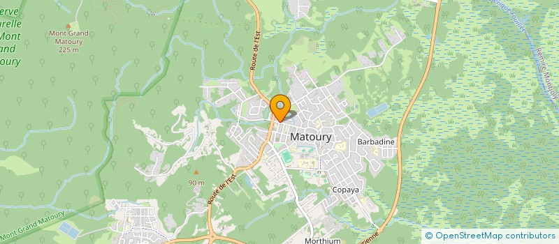 localisation de l'entreprise SOLARIS à MATOURY