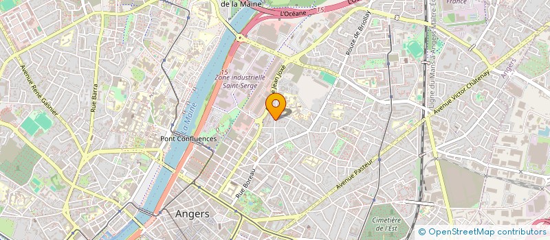 localisation de l'entreprise SOLARIS à ANGERS