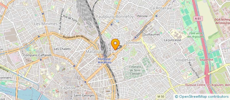 localisation de l'entreprise SOLARIS à TOULOUSE