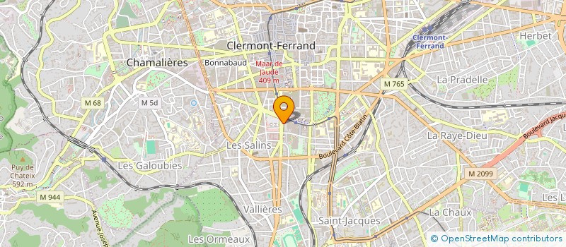 localisation de l'entreprise SOLARIS CENTRE FRANCE  CLERMONT-FERRAND