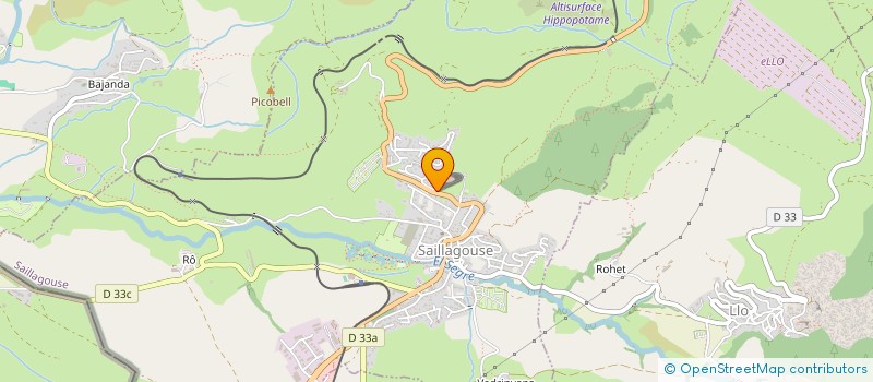 localisation de l'entreprise SOLARIS CONSTRUCTION  SAILLAGOUSE