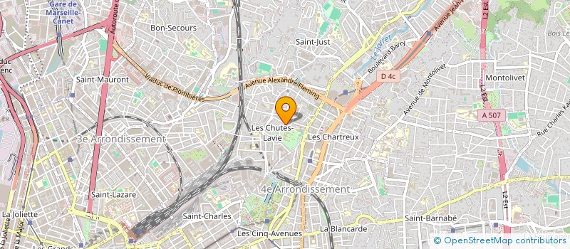 localisation de l'entreprise SOLARIS ETANCHEITE à MARSEILLE