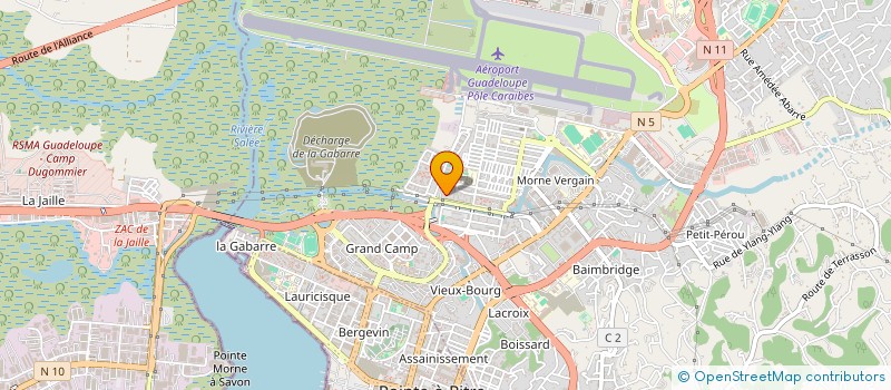 localisation de l'entreprise SOLARIS LOC à LES ABYMES