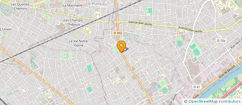 localisation de l'entreprise SOLARIS RESEAU à BEZONS