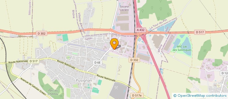 localisation de l'entreprise SOLARITE  PUSIGNAN