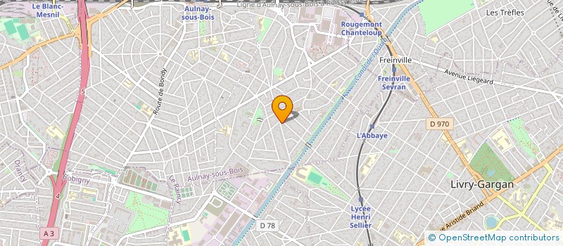 localisation de l'entreprise SOLARIUM à AULNAY-SOUS-BOIS