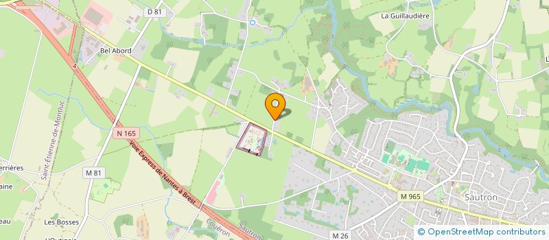 localisation de l'entreprise SOLARIUS à SAUTRON