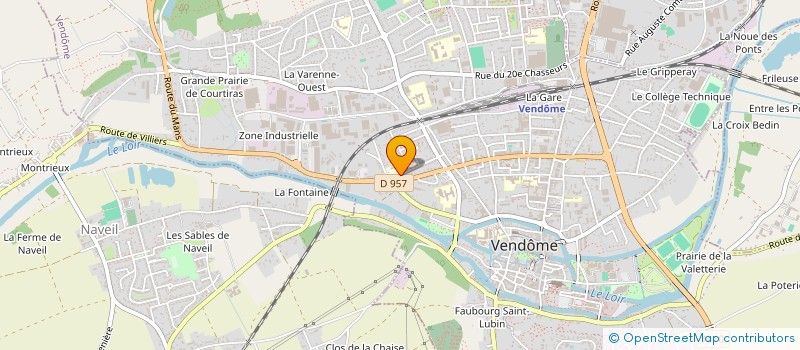 localisation de l'entreprise SOLARIZE 41 à VENDOME