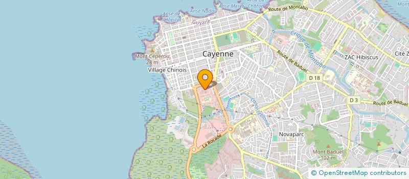 localisation de l'entreprise SOLARMUNDO GUYANE  CAYENNE