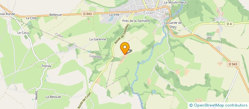 localisation de l'entreprise SOLARNAY  CULAN