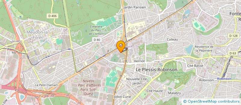 localisation de l'entreprise SOLARO COMMUNICATION  LE PLESSIS-ROBINSON